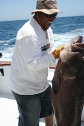 man caught fish
